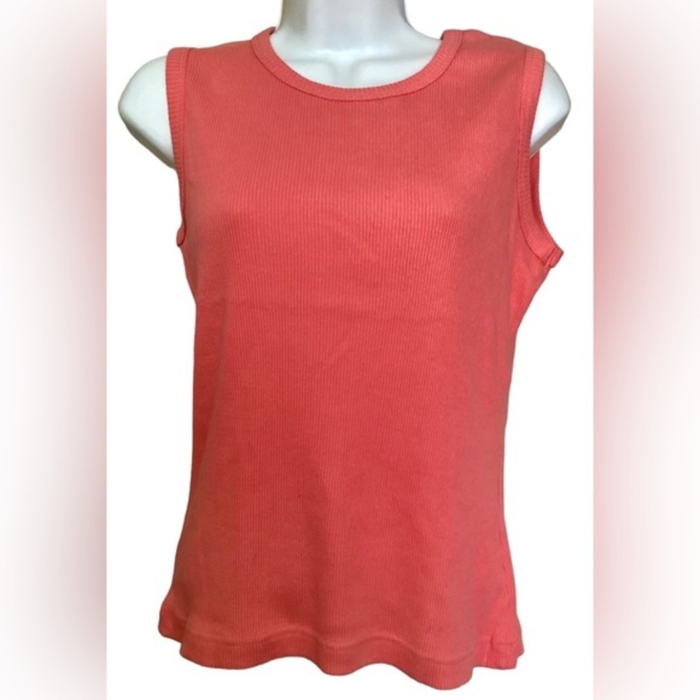 NWT! Cherokee Ribbed Tank Top Shrimp Small